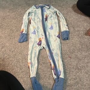 Little Sleepies Zippy Bamboo Pajamas Frozen Anna and Elsa